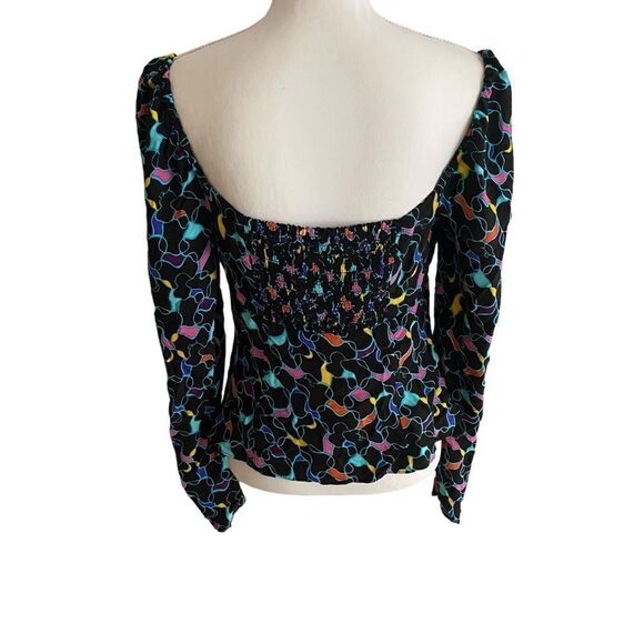 STAUD Long Sleeve Josephine Top Size 10 - Picture 6 of 7